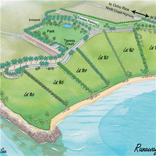 1-2 Acre Lots of Beachfront Land for Sale in Gated Community